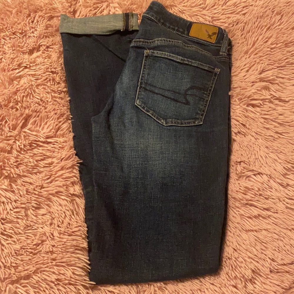 American Eagle super stretch straight leg x-long jeans